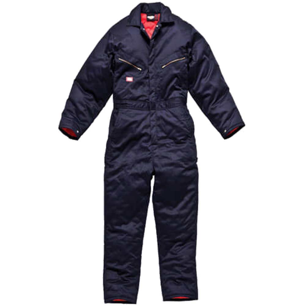 Dickies Mens Lined Overalls Navy Blue Medium & 32" Leg