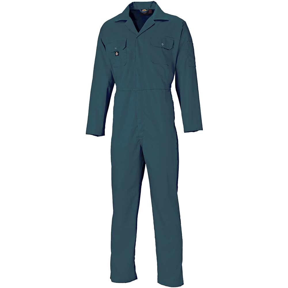 Image of Dickies Mens Redhawk Economy Overalls Lincoln Green Small 30&quot; Leg