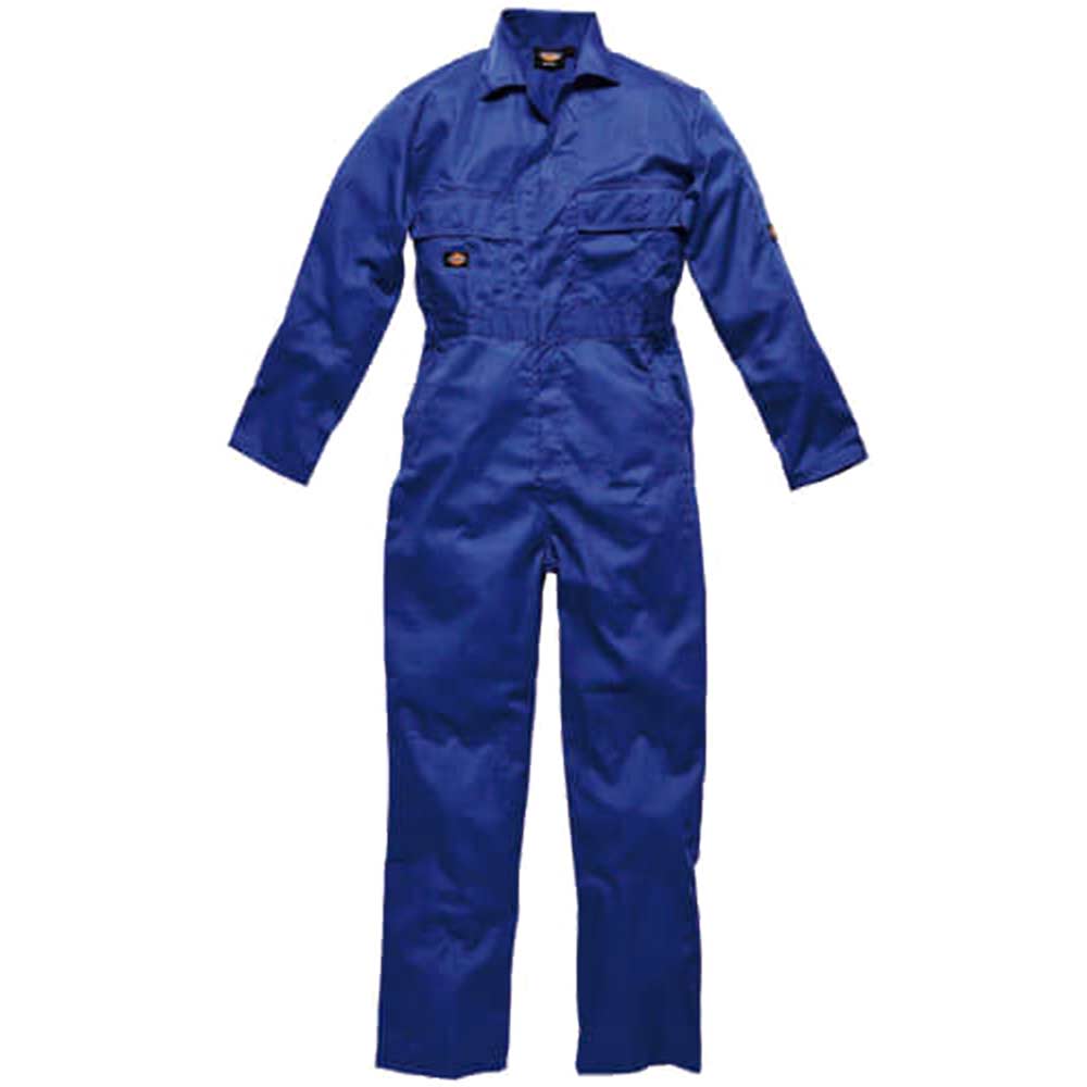 Dickies Mens Redhawk Overalls Royal Blue 40" Chest & 32" Leg