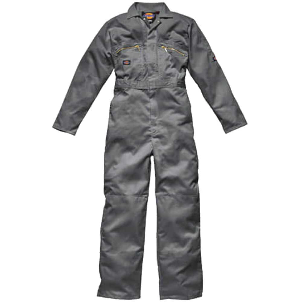 Dickies Mens Redhawk Overalls Grey 50" Chest & 30" Leg