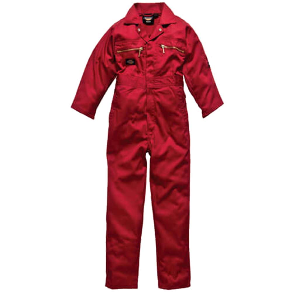 Dickies Childrens Redhawk Overalls Red 28" Chest