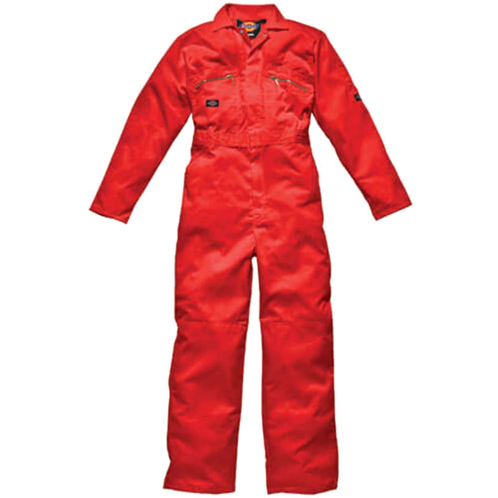 Dickies Mens Redhawk Overalls Orange 36" Chest & 32" Leg