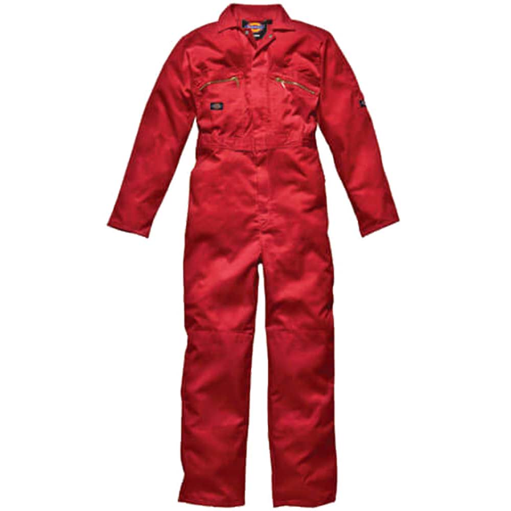 Dickies Mens Redhawk Overalls Red 38" Chest & 32" Leg