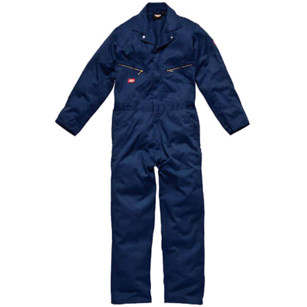 Dickies Mens Deluxe Overalls Navy Blue Large Tall Leg