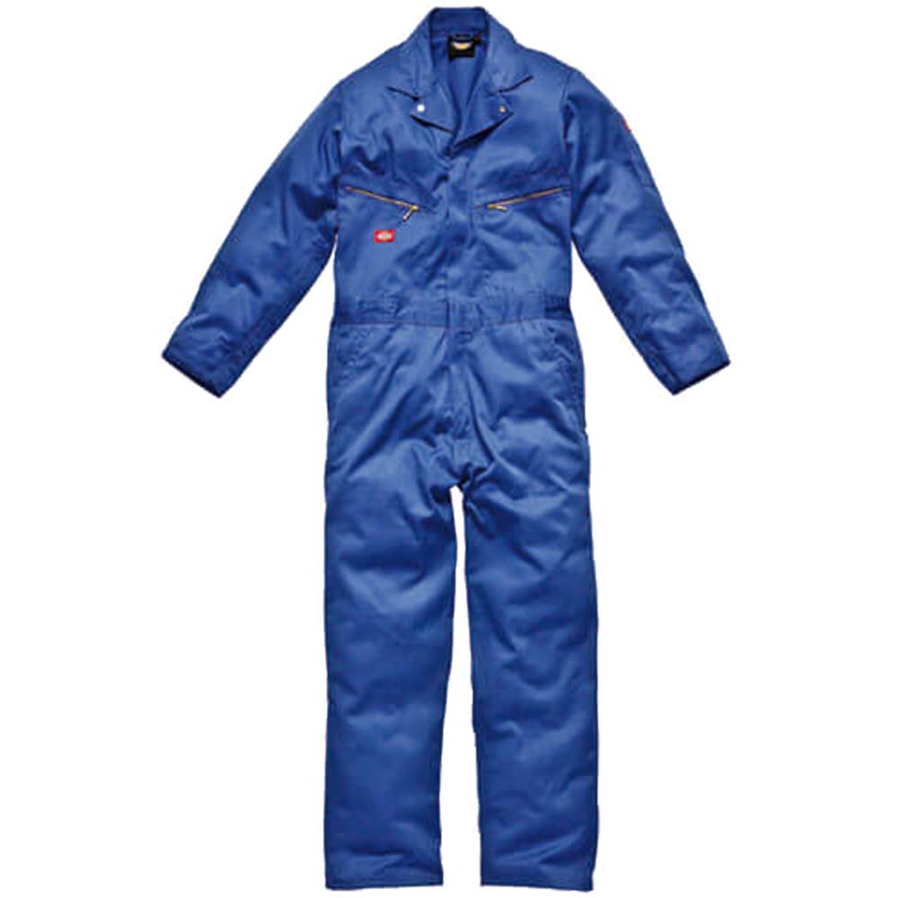 Dickies Mens Deluxe Overalls Royal Blue 2XL Tall Leg