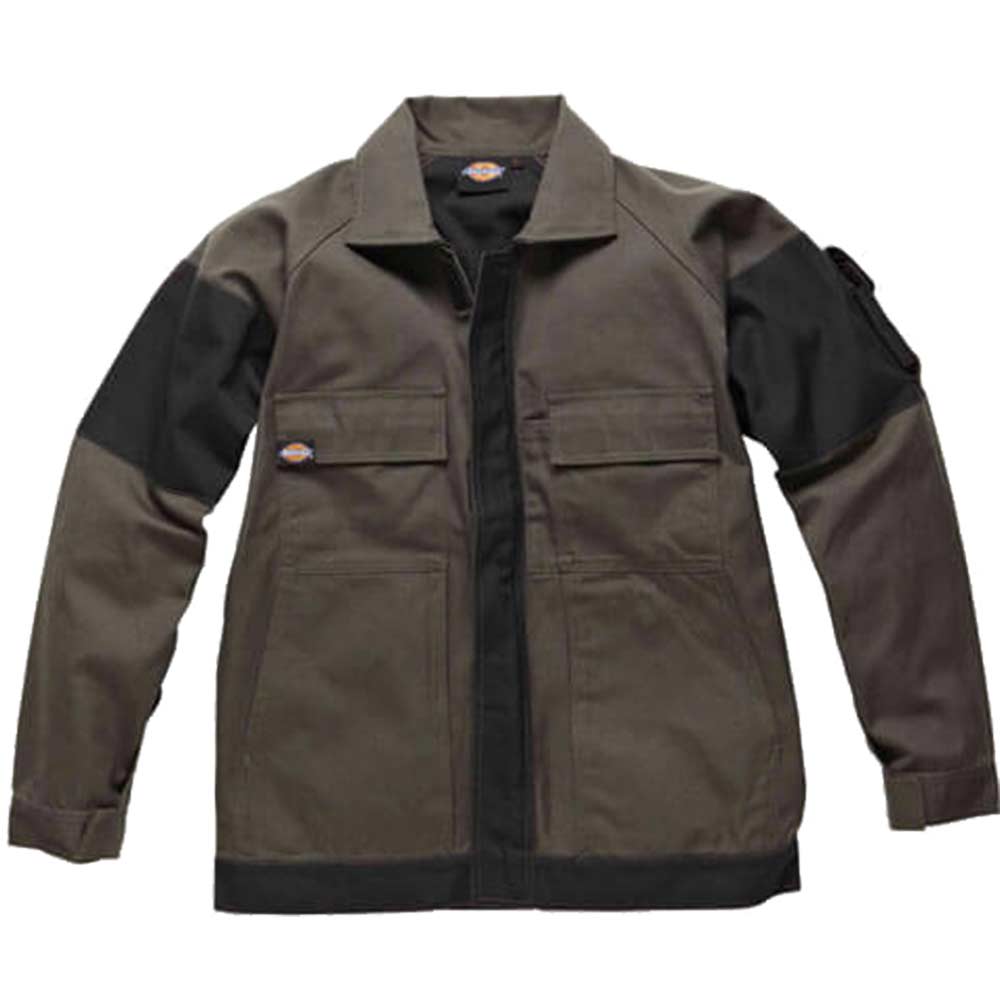 Dickies Mens Grafter Duo Tone 290 Work Jacket Olive Green / Black Medium