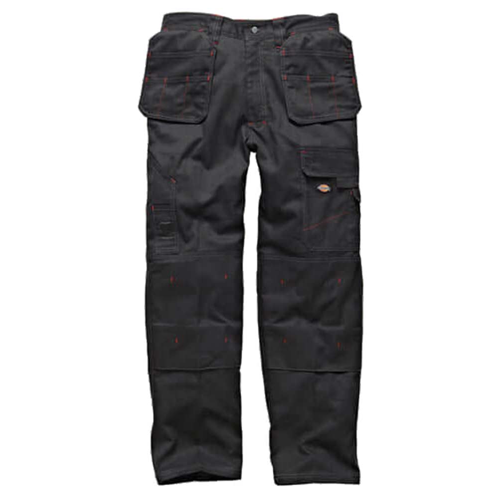Dickies Mens Redhawk Pro Work Trousers Black 32" Waist 32" Leg