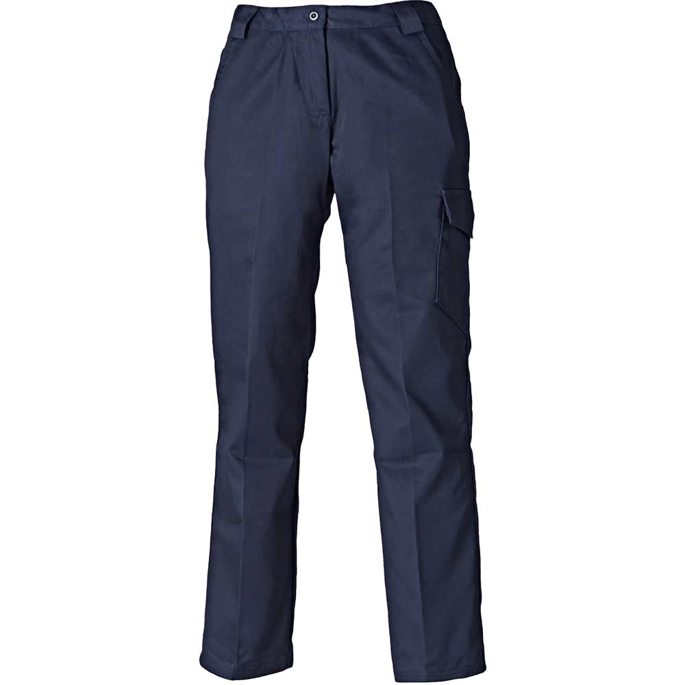 Dickies Ladies Redhawk Work Trousers Navy Blue Size 20