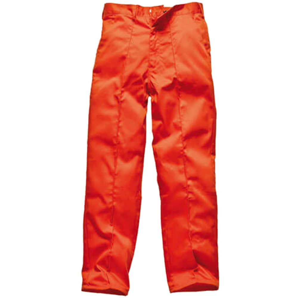 Dickies Mens Redhawk Work Trousers Orange 48" Waist & 31" Leg