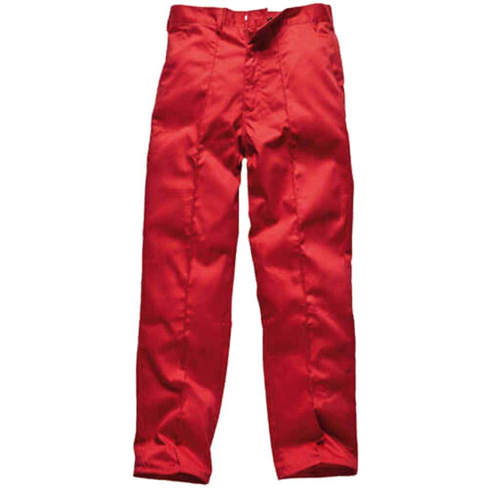 Dickies Mens Redhawk Work Trousers Red 32" Waist & 31" Leg