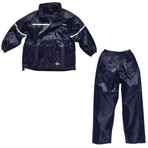 Dickies Childrens Vermont Waterproof Suit Navy Blue Ages 9-10