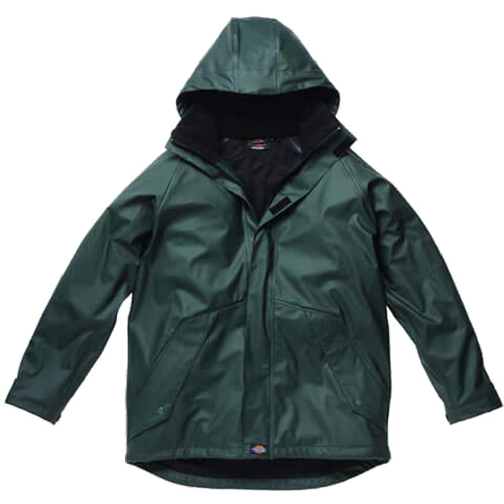 Image of Dickies Raintite Waterproof Jacket Green Large