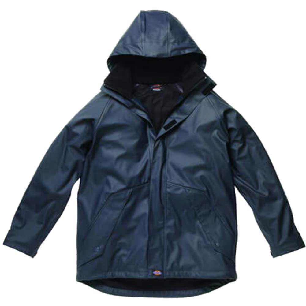 Image of Dickies Raintite Waterproof Jacket Navy Blue Small