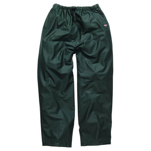 Dickies Raintite Waterproof Trousers Green Small