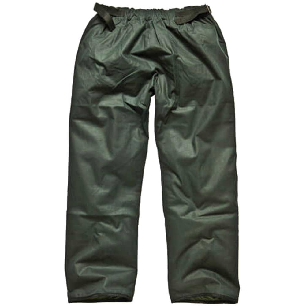 Dickies Mens Weatherproof Westfield Wax Trousers Bottle Green XL