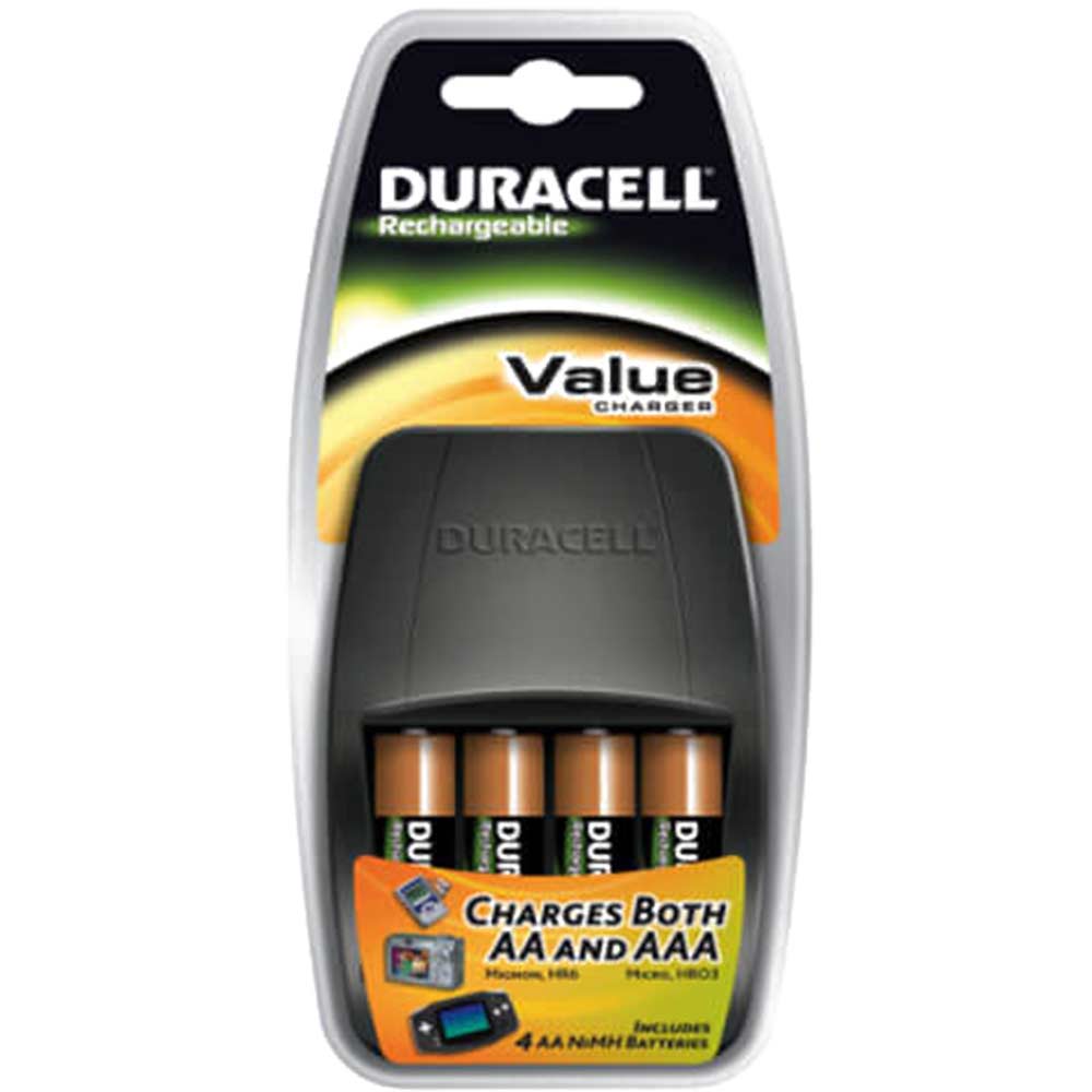 Image of Duracell Value AA & AAA 4 Cell Battery Charger