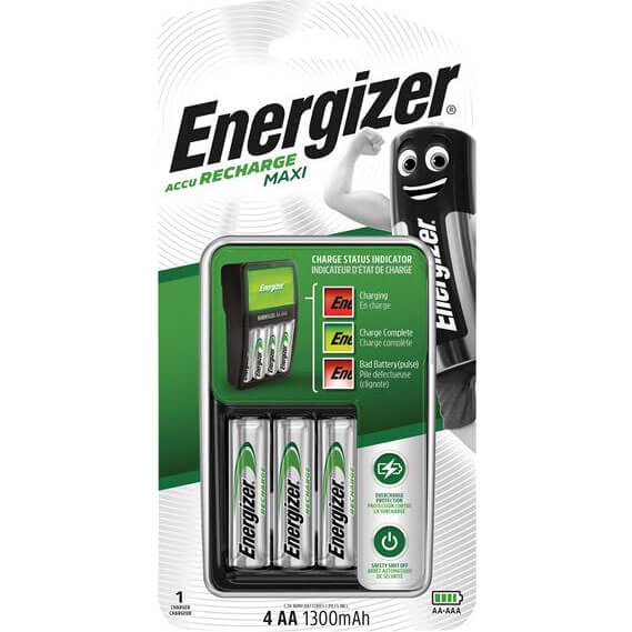 AA and AAA Compact Battery Charger