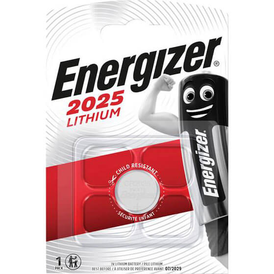 Energizer CR2025 Coin Lithium Battery