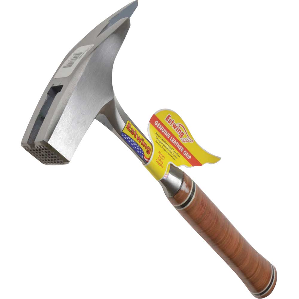 Estwing 22oz Milled Magnetic Roofers Pick Hammer with Leather Grip