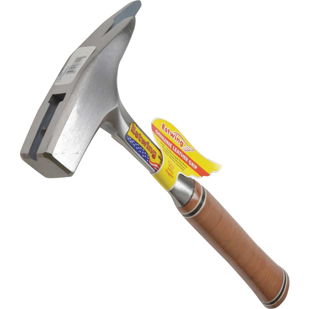 Estwing 22oz Smooth Magnetic Roofers Pick Hammer with Leather Grip