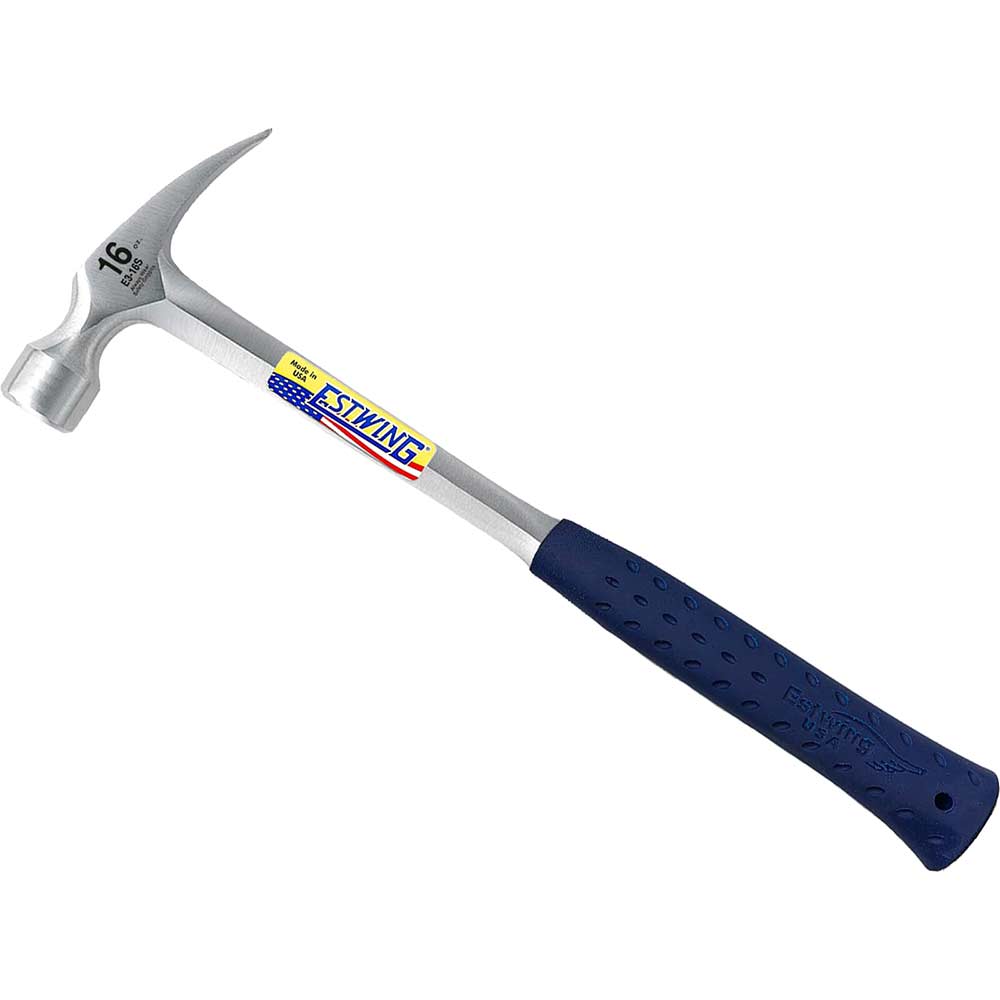 Estwing 16oz Straight Claw Hammer with Vinyl Grip