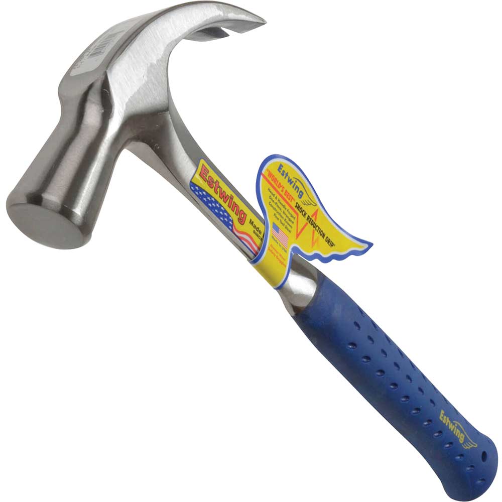 Estwing 24oz Curved Claw Framing Hammer with Vinyl Grip