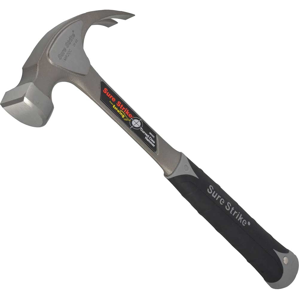 Image of Estwing 20oz All Steel Surestrike Curved Claw Hammer