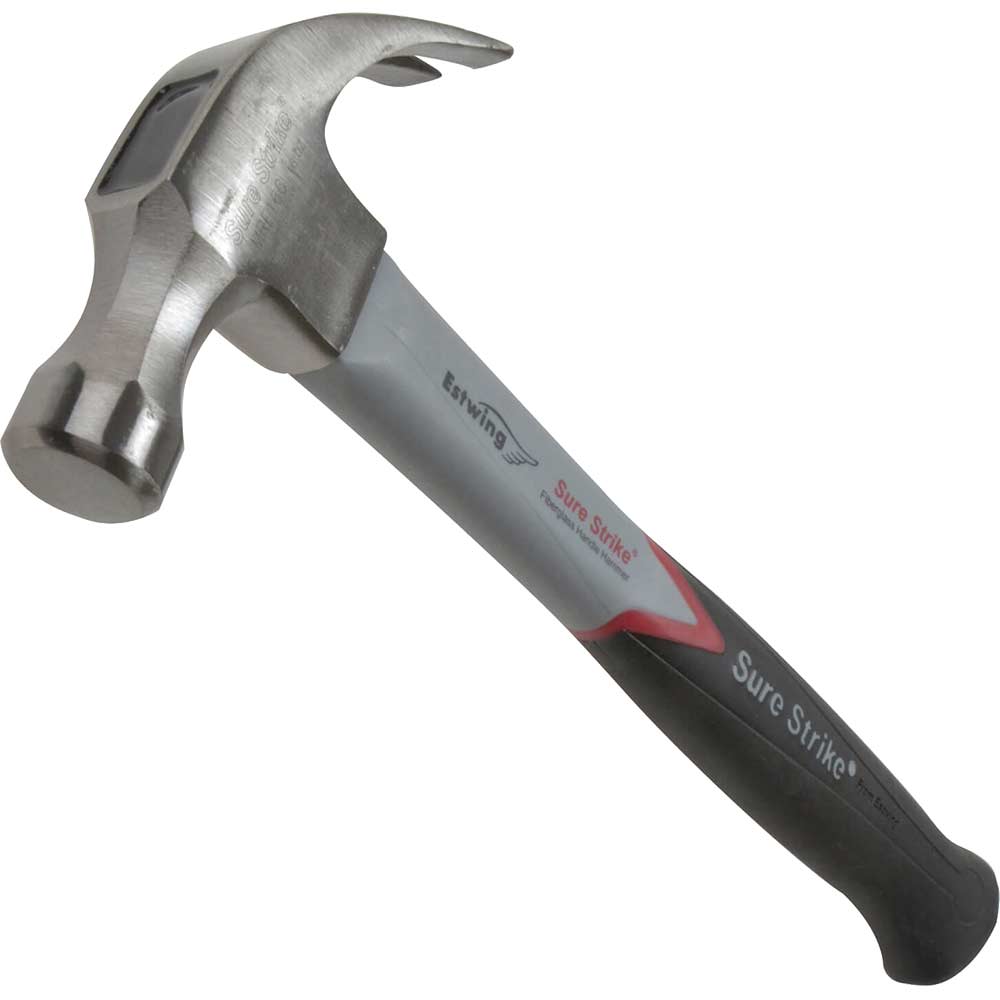 Image of Estwing 16oz Fibreglass Surestrike Curved Claw Hammer