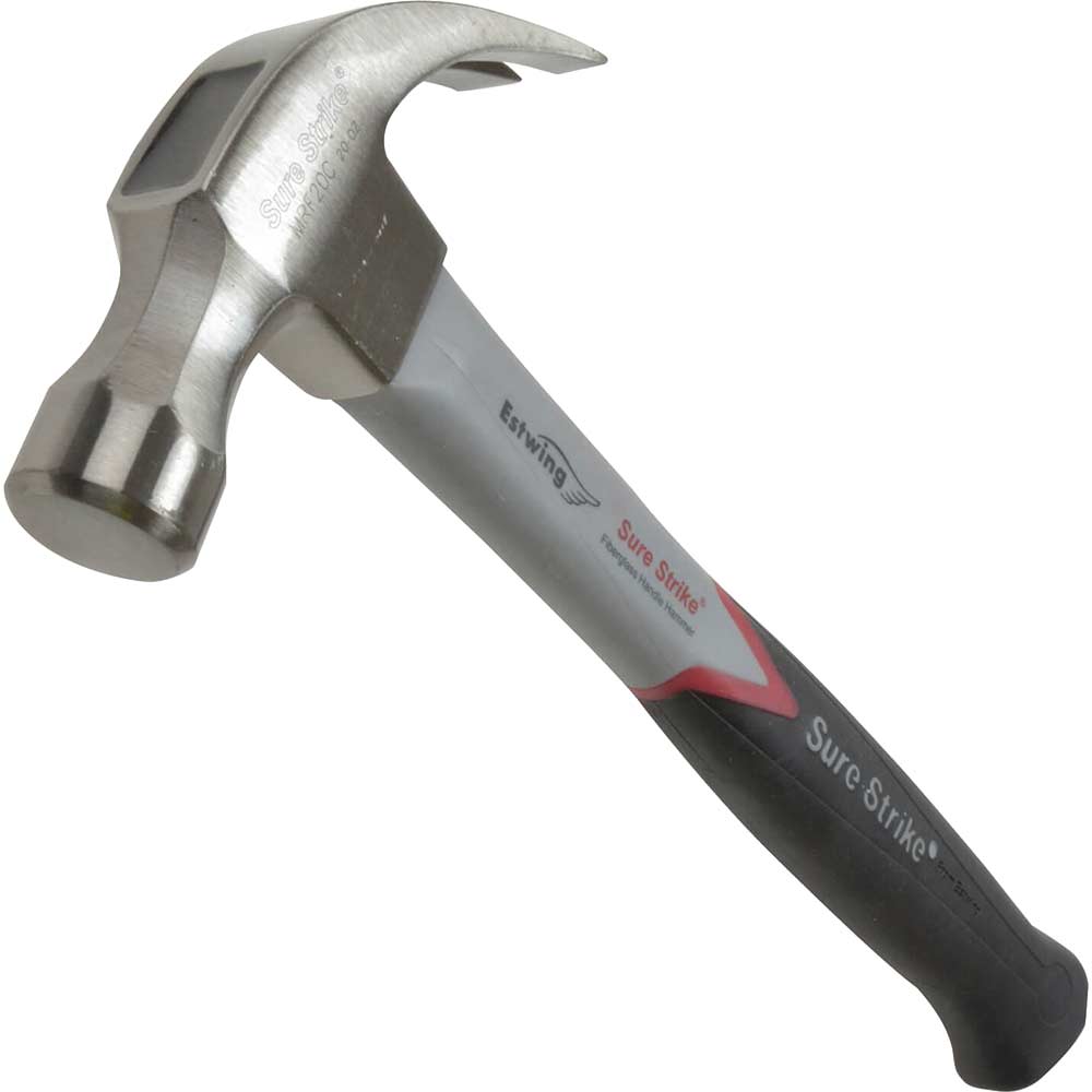 Image of Estwing 20oz Fibreglass Surestrike Curved Claw Hammer