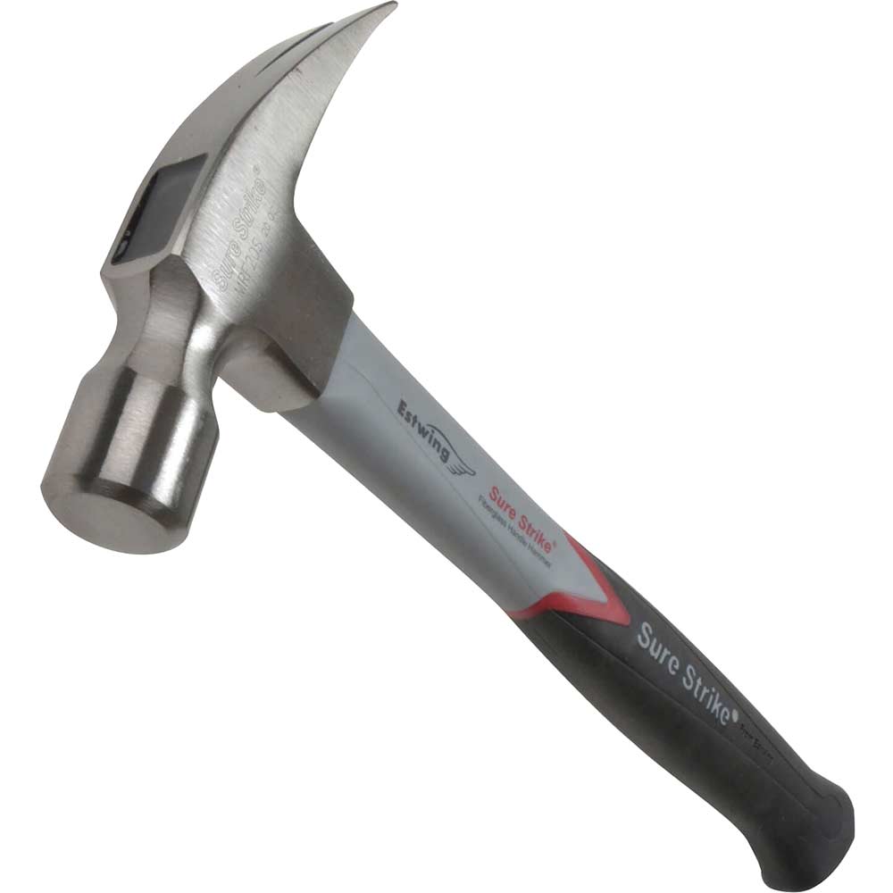 Image of Estwing 20oz Fibreglass Surestrike Straight Claw Hammer