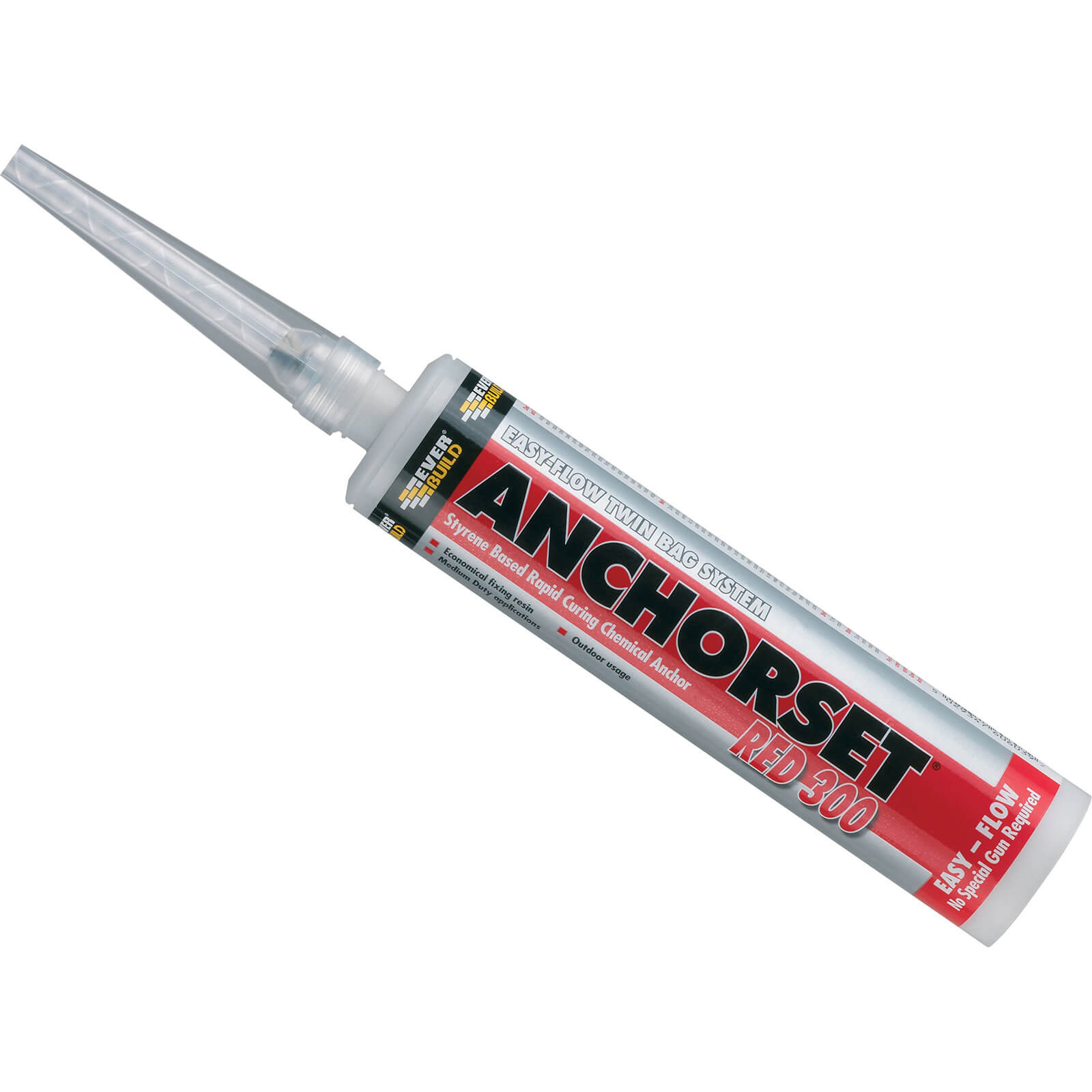 Everbuild Anchorset Chemical Anchor 300ml Red