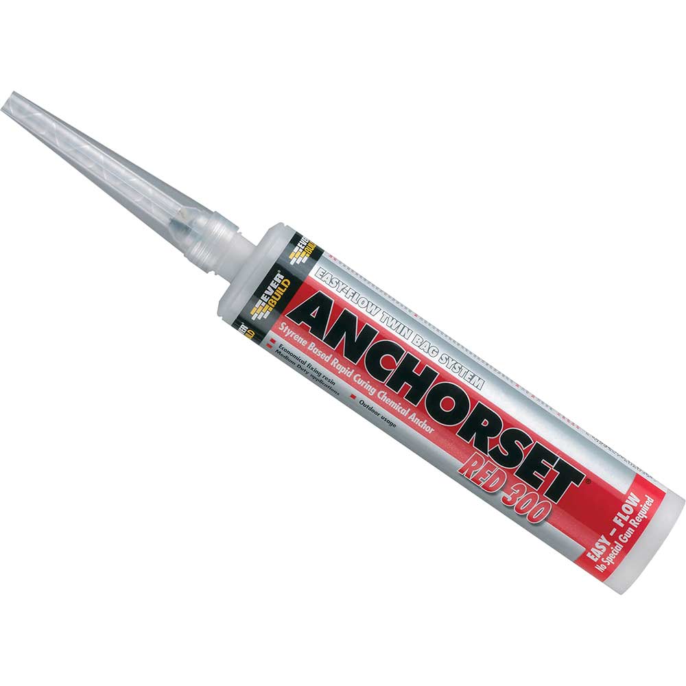 Image of Everbuild Anchorset Chemical Anchor 300ml Red