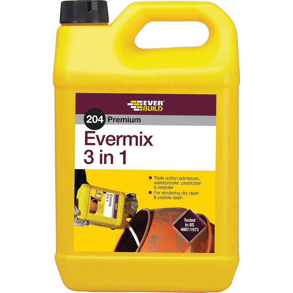 Everbuild Professional Evermix 3 in 1 Sealer & Waterproofer 5 Litre