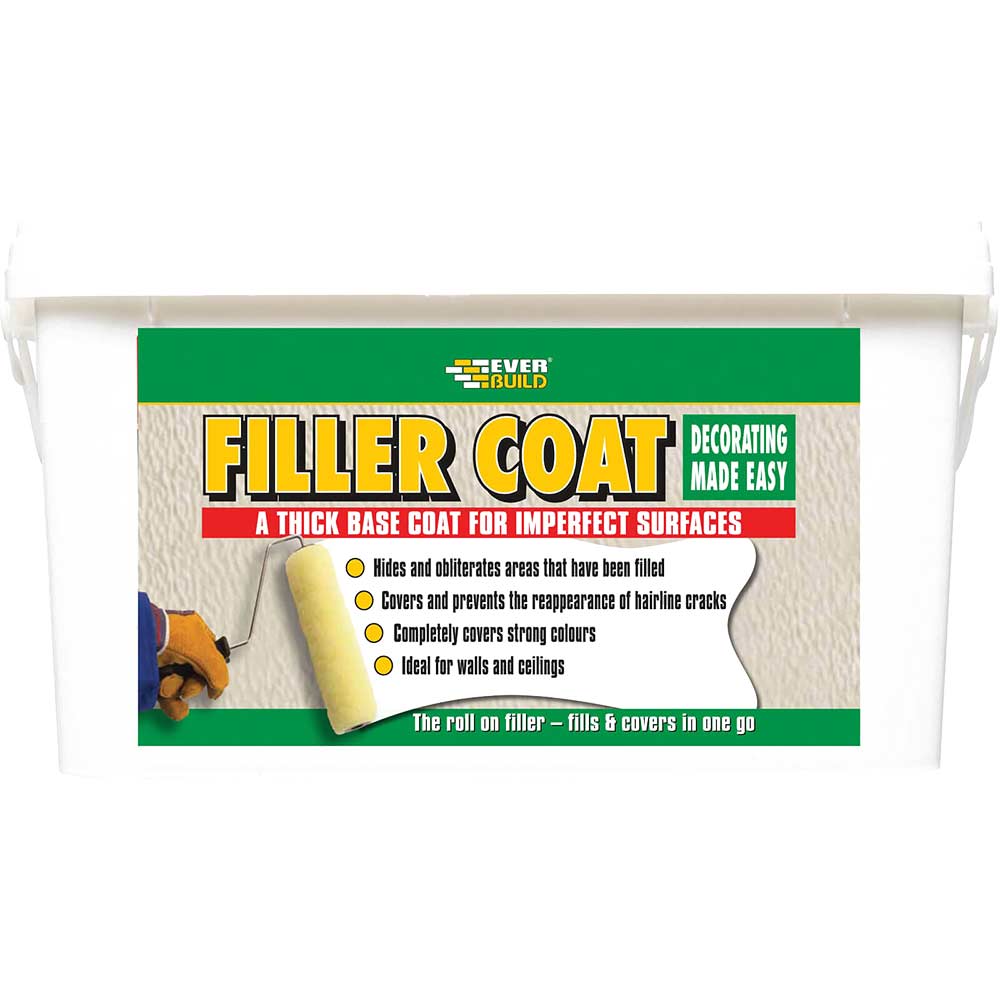 Everbuild Filler Coat Imperfect Surface Cover 5 Litre