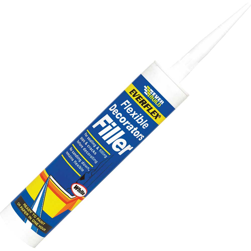 Image of Everbuild Flexible Decorat Filler White 310ml