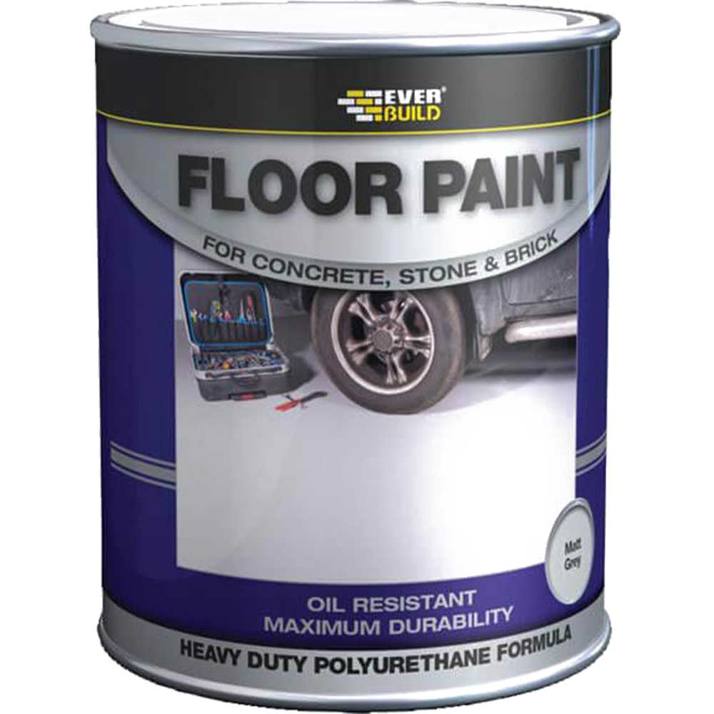 Image of Everbuild Floor Paint Red 5 Litre