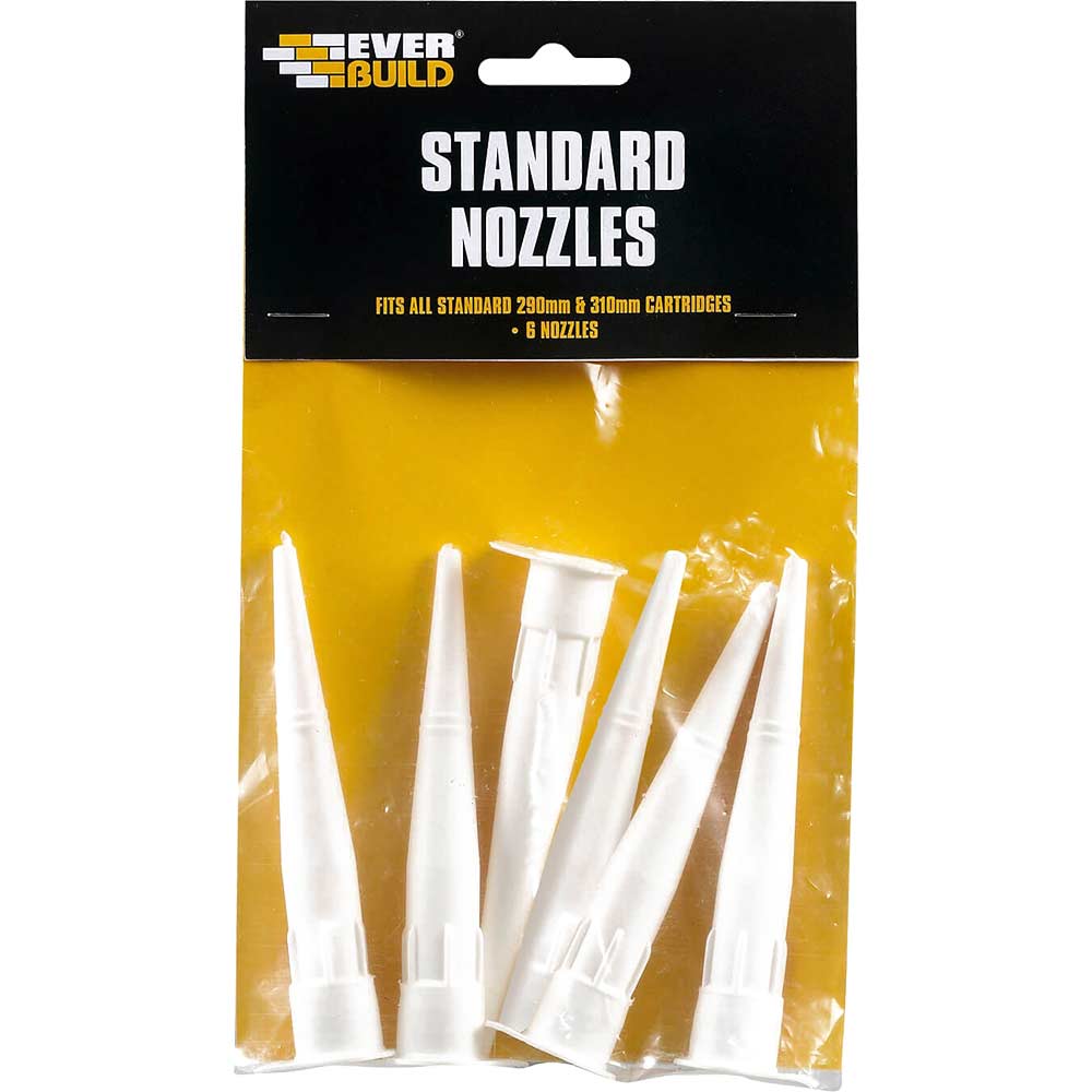 Everbuild Standard Cartridge Nozzles Pack of 6