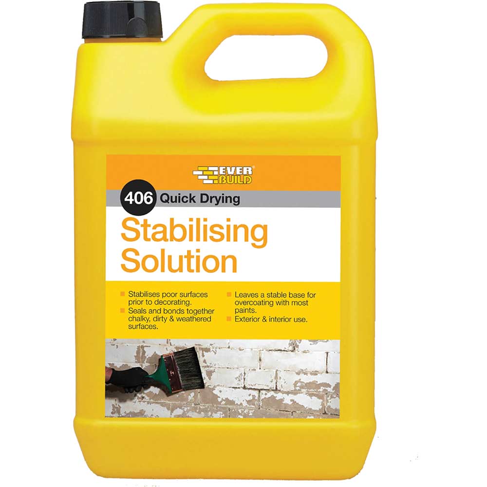 Image of Everbuild 406 Stabilising Solution for Most Surfaces 5 Litre