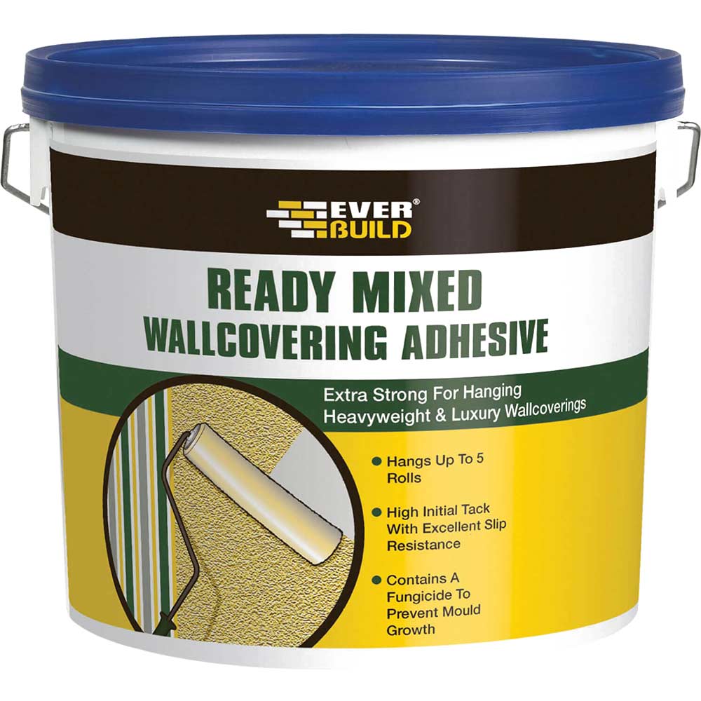 Everbuild Ready Mixed Wallcovering Adhesive 4.5kg