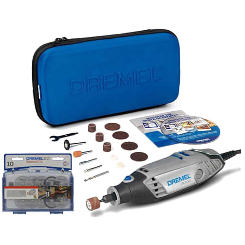 Dremel 3000 Series Multi Tool + 15 Accessories & FREE EZ SC690 Speed Cutting Set Worth £20 240v