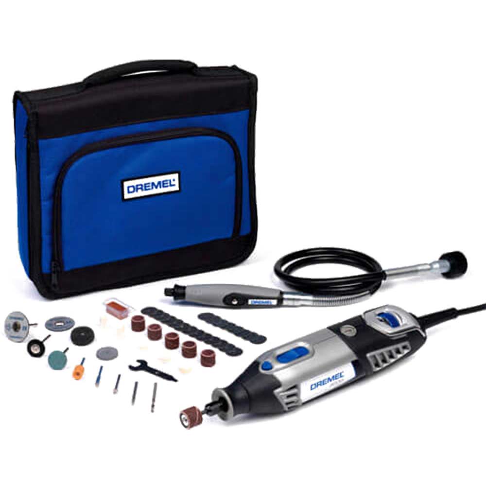 Image of Dremel 4000 Series Multi Tool + Flexshaft + 45 Accessories 240v