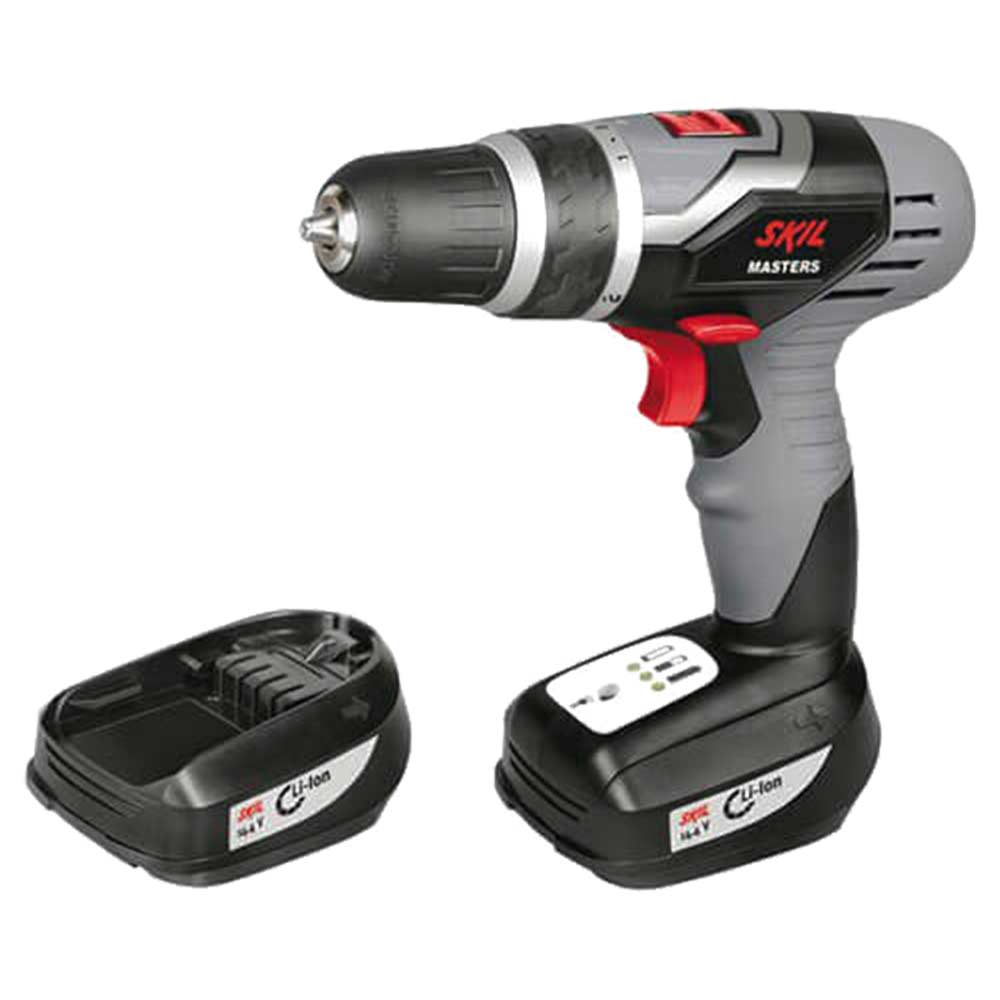 Skil Masters 2244 MB 14.4v Cordless Drill Driver with 2 Lithium Ion Batteries 1.3ah