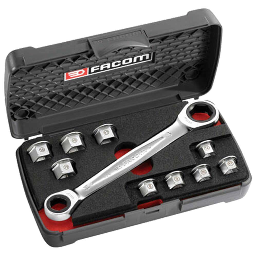 Image of Facom 11 in 1 Ratchet Spanner Maintenance Set