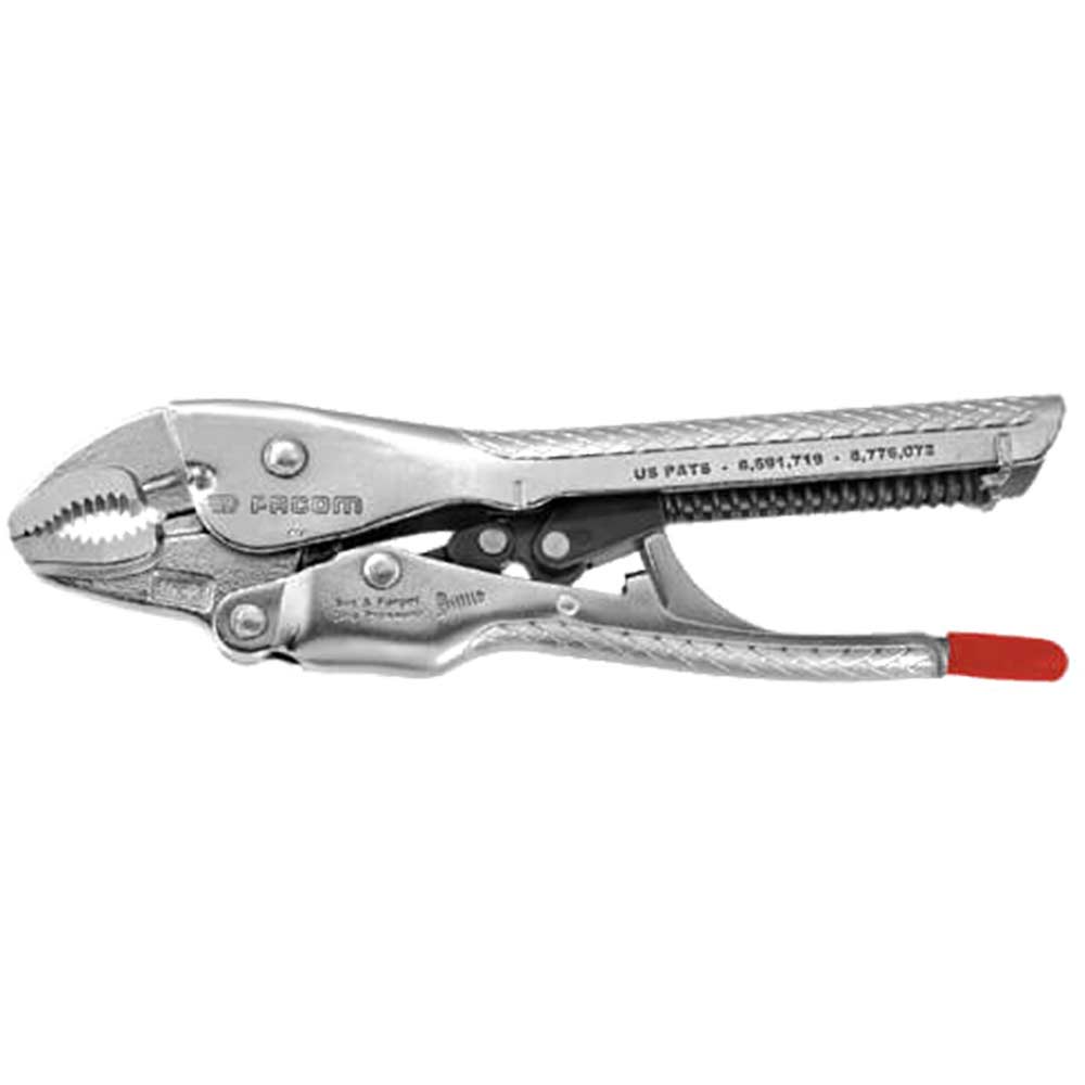 Image of Facom Multi Purpose Angle Nose Lock Grip Pliers 150mm