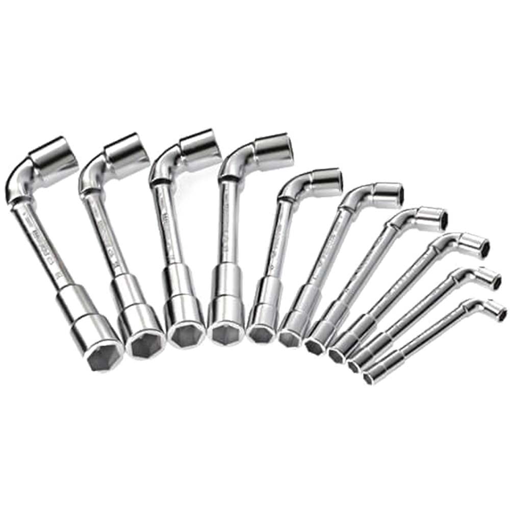 Image of Facom 10 Piece Metric Angled Socket Wrench Set