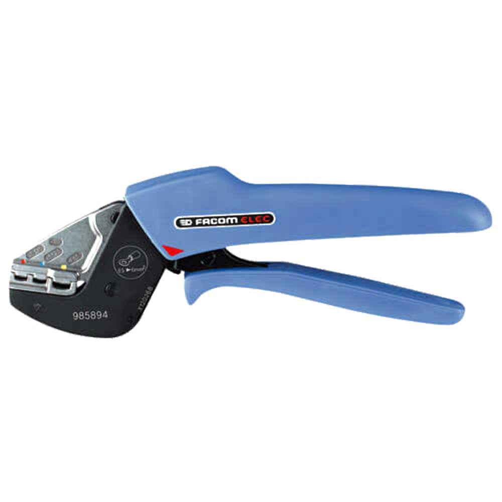 Image of Facom Ratchet Crimping Pliers for Insulated Terminals