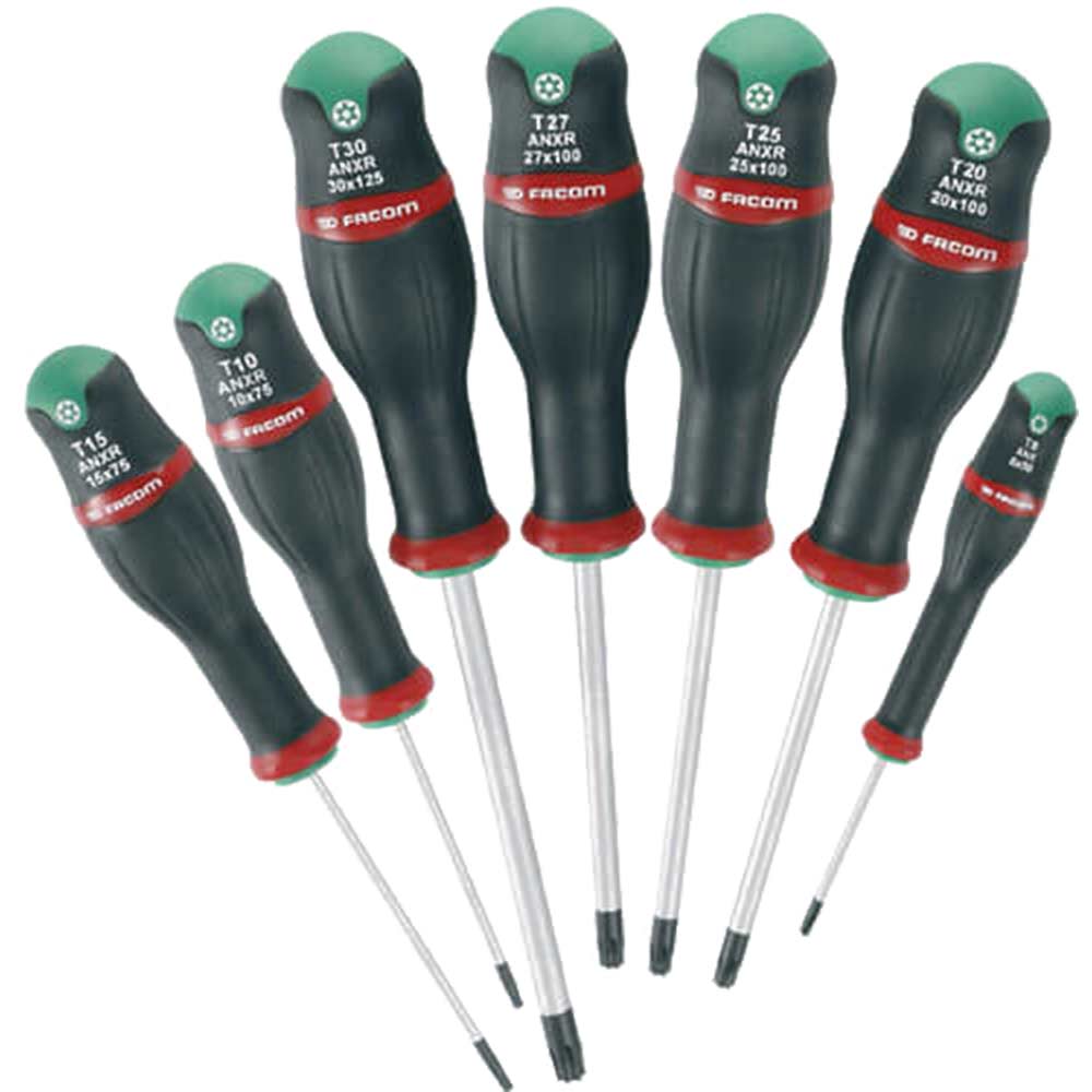 Image of Facom 7 Piece Protwist Security Torx Screwdriver Set