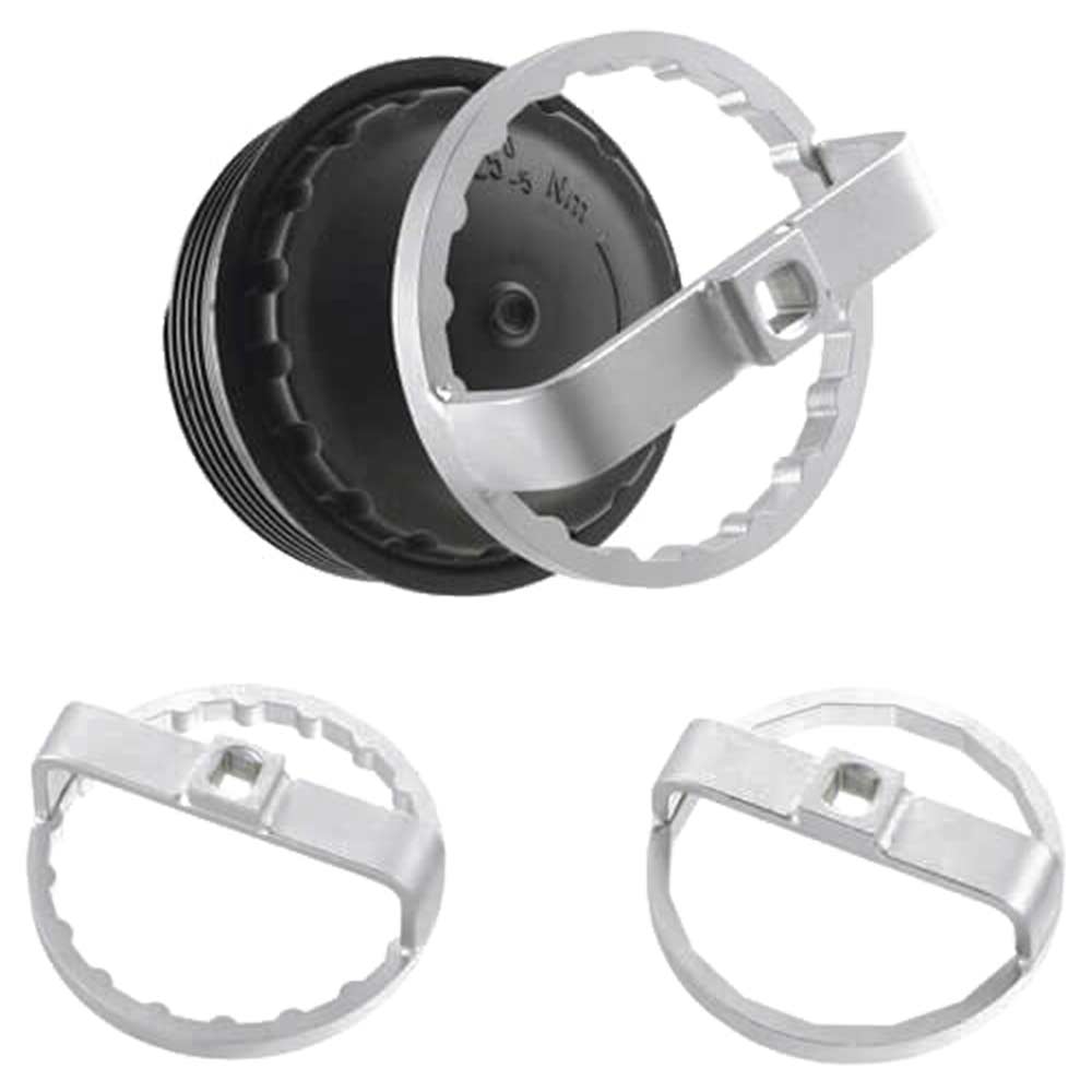 Facom 3/8" High Torque Oil Filter Cup Wrench Set for Renault