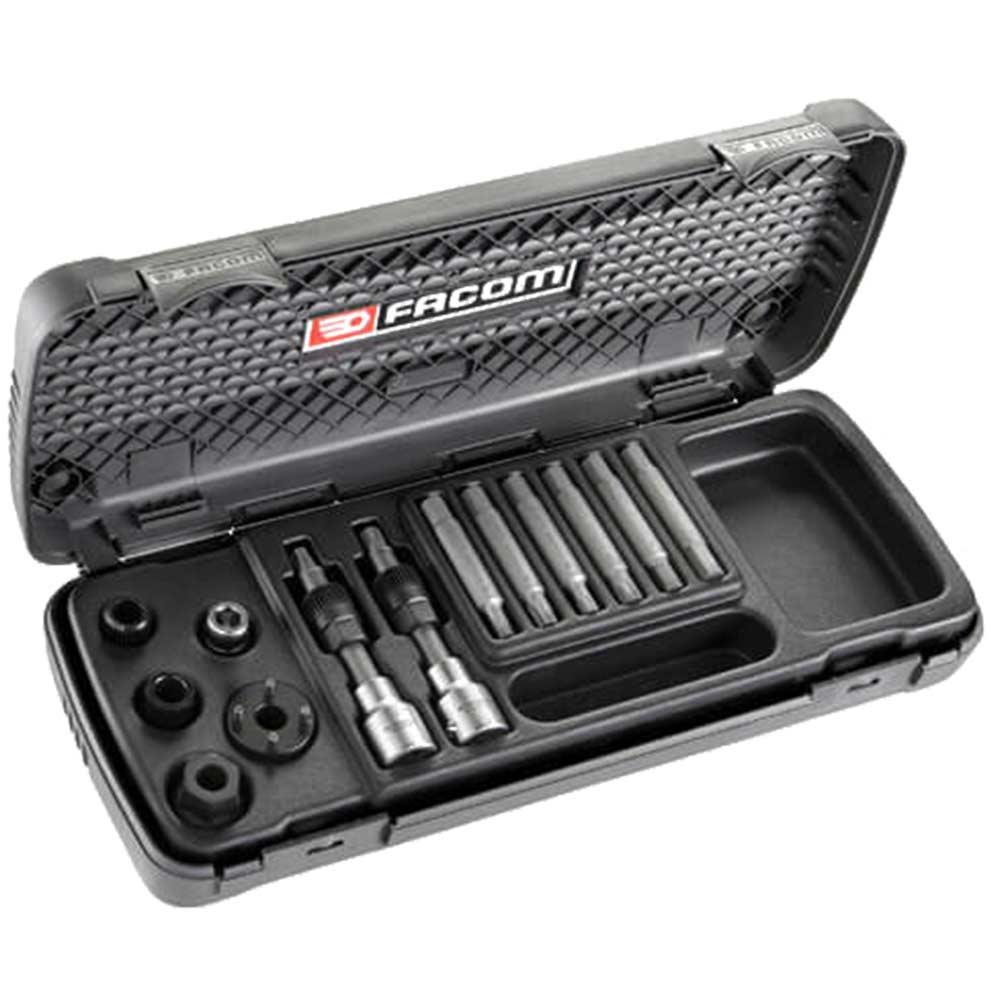 Image of Facom 13 Piece Alternator Pulley Tool Set