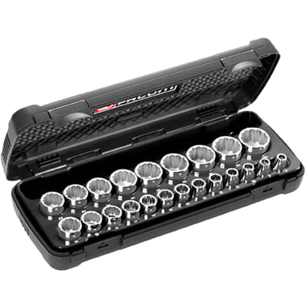 Facom 22 Piece 1/2" Square Drive Socket Set Metric